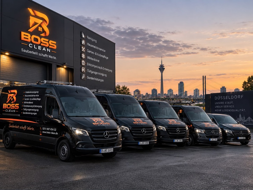 BOSS CLEAN Mercedes Fuhrpark & Zentrale Düsseldorf